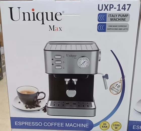اسپرسوساز (قهوه ساز خانگی) کیفیت بالا 20 بار یونیک مدل UXP-147