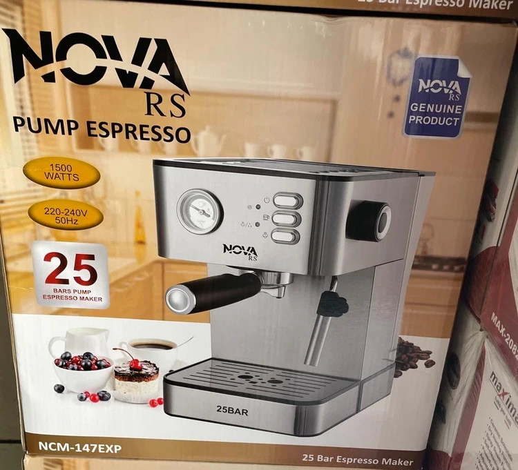 اسپرسو ساز نوا مدل NCM-147 فشار بخار 25 بار