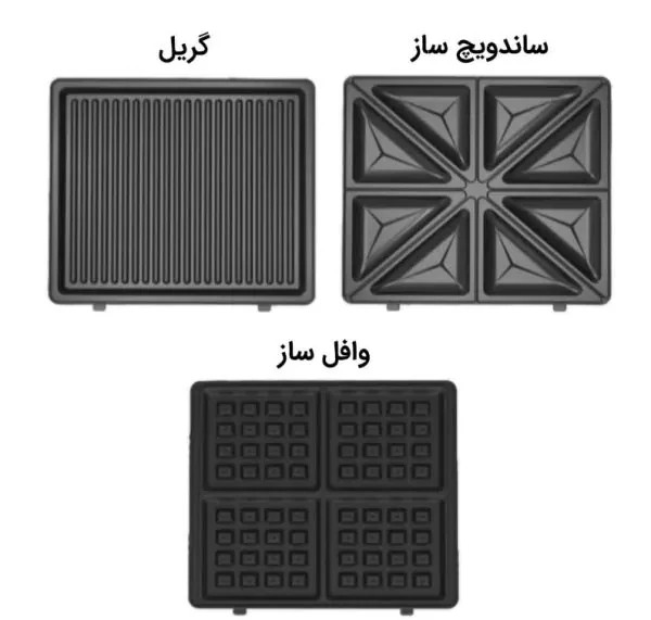 ساندویچ ساز سهکاره پاناسونیک مدل PA-6025