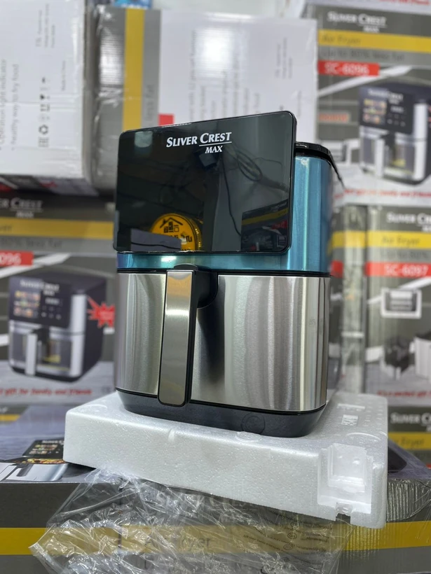 سرخ کن دوالمنت سیلورکرست- ظرفیت 15 لیتری تمام استیل سبددار مدل SC-6097