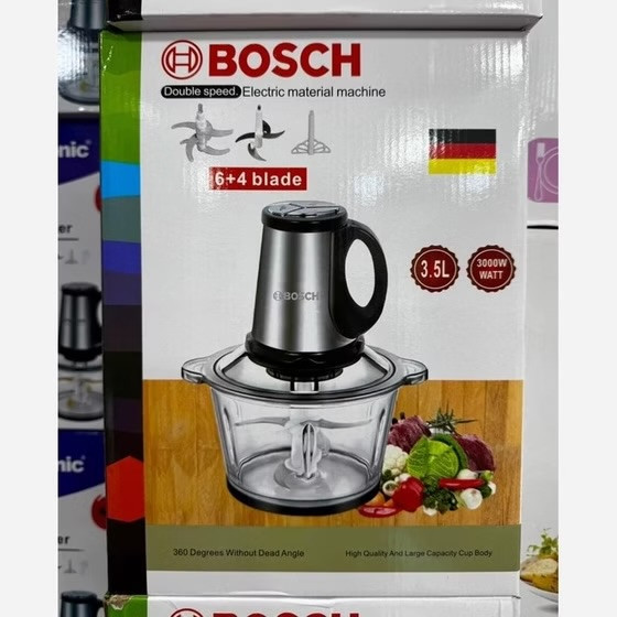غذاساز وخردکن بوش-6 تیغه و 4 تیغه زاپاس و همزن- مدل BSI 888