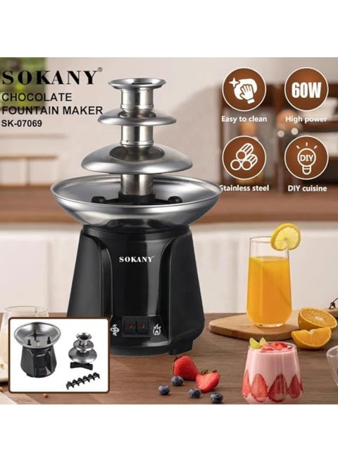 آبشار شکلات سه طبقه سوکانی مدل Sokany Sk-07069