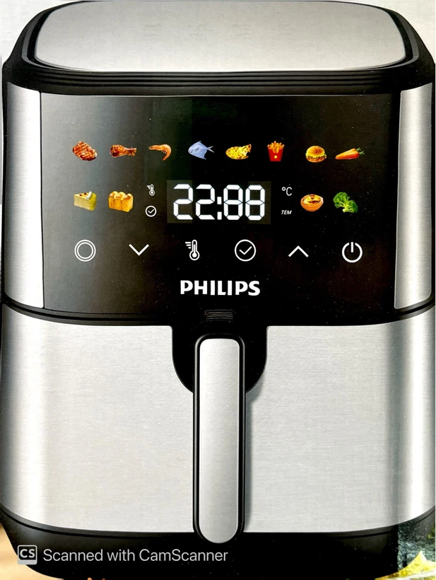 سرخ کن دوالنمت فیلیپس- ظرفیت 15 لیتری تمام استیل سبددار قدرت 3000W وات - مدل PH-1890