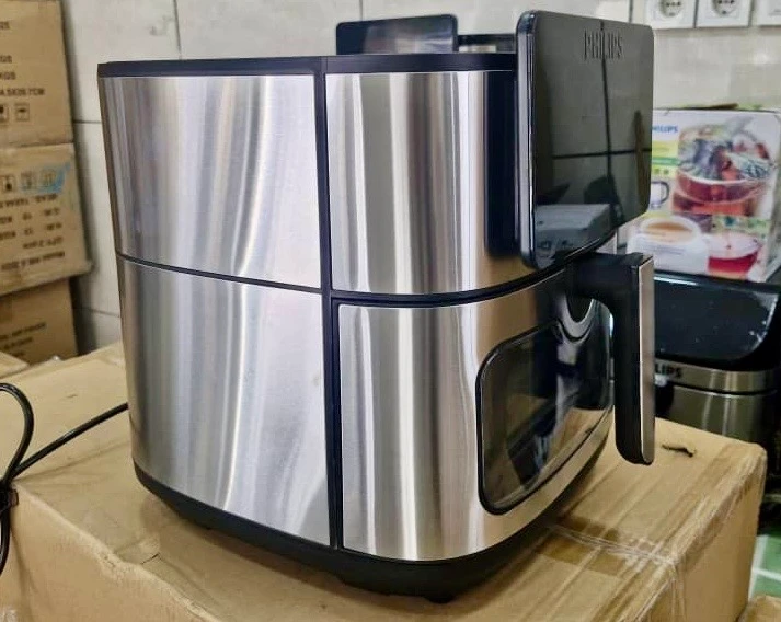 سرخ کن دوالنمت فیلیپس- ظرفیت 14 لیتری تمام استیل جلو پنجره ای مانیتور دار- قدرت 3000W وات مدل RB.S 2025