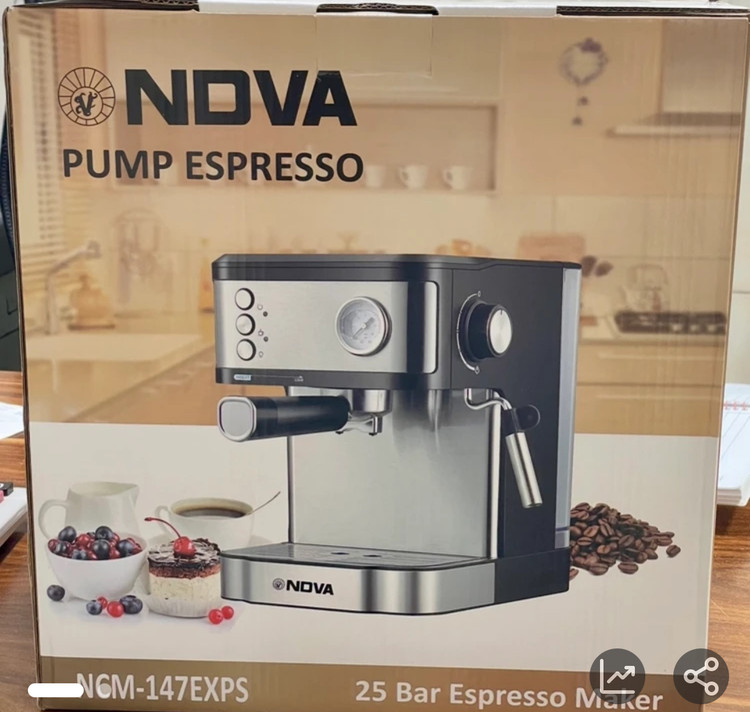 اسپرسو سازندوا- فشار بخار 25 بار- مدل NDVA NCM-147EXPS