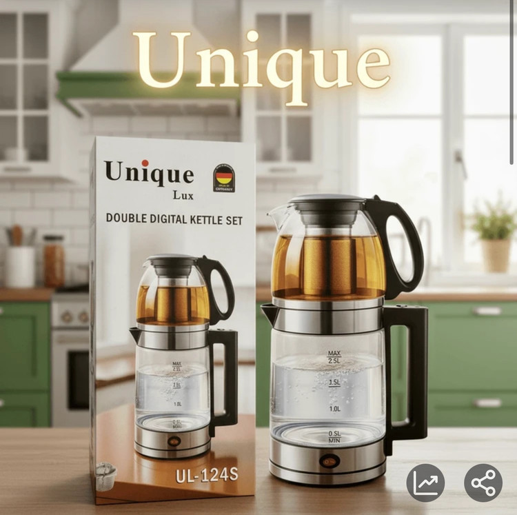 چایی ساز روهمی یونیک- وارمردار مدل UL-124