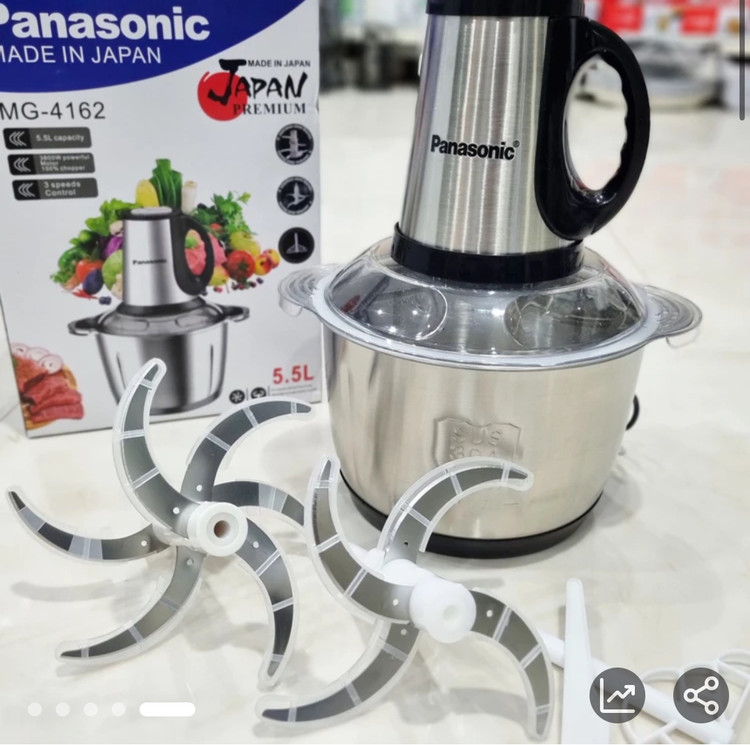 خردکن کاسه استیل پاناسونیک- ظرفیت 5/5 لیتری- قدرت 3800W - مدل 4162