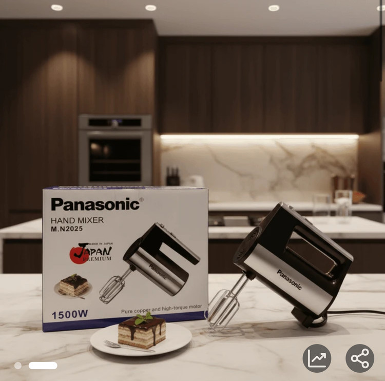همزن دستی پاناسونیک قدرت 1500W وات مدل M.N-2025