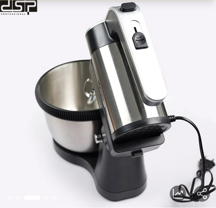 همزن کاسه دار دی اس پی مدل KM3058 دوکاره 400 وات