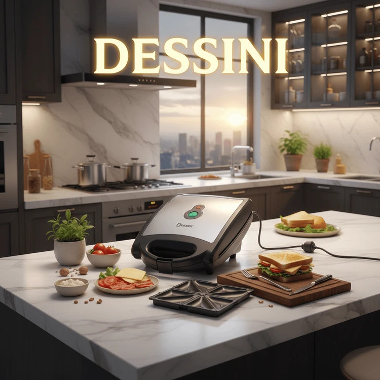 ساندویچ ساز 3 کاره دسینی - قدرت 1400W وات مدل DS-317