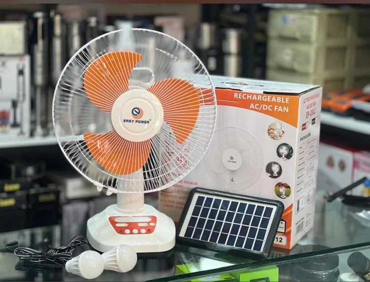 پنکه شارژی و خورشیدی EASY POWER مدل EP-2812