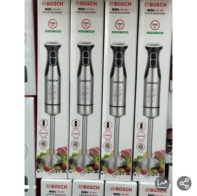 گوشتکوب برقی بوش- تیغه تیتانیوم طلایی قدرت 3000W وات- مدل NG-4831