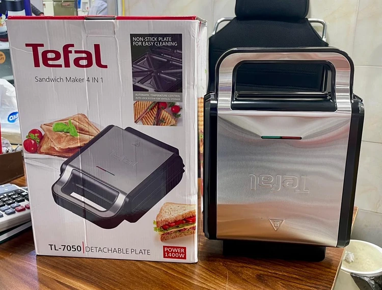 ساندویچ ساز 4 کاره تفال-مدل Tefal TL-7050 اصلی🤩👌🏻