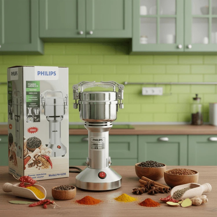 آسیاب صنعتی فیلیپس-ظرفیت 150 گرمی قدرت دستگاه 2800W وات مدل PH-6299