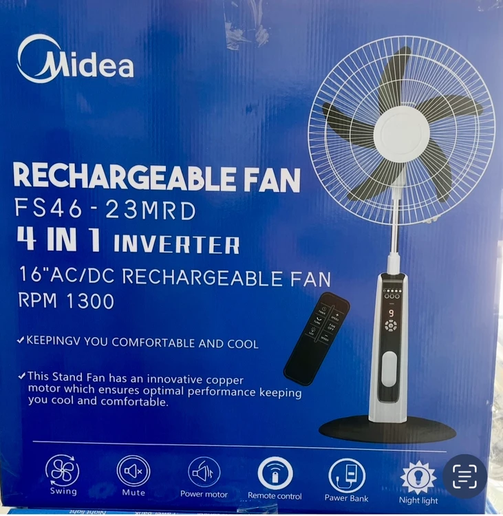 پنکه شاژری ایستاده مدیا- سایز 1۶ اینچ مدل FS46-23MRD