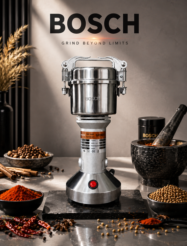 آسیاب نیمه صنعتی بوش- ظرفیت 200 گرم مدل BS-1500