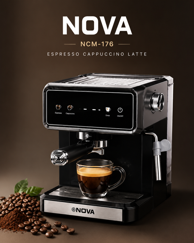 اسپرسو ساز لمسی نوا NOVA مدل NCM-176
