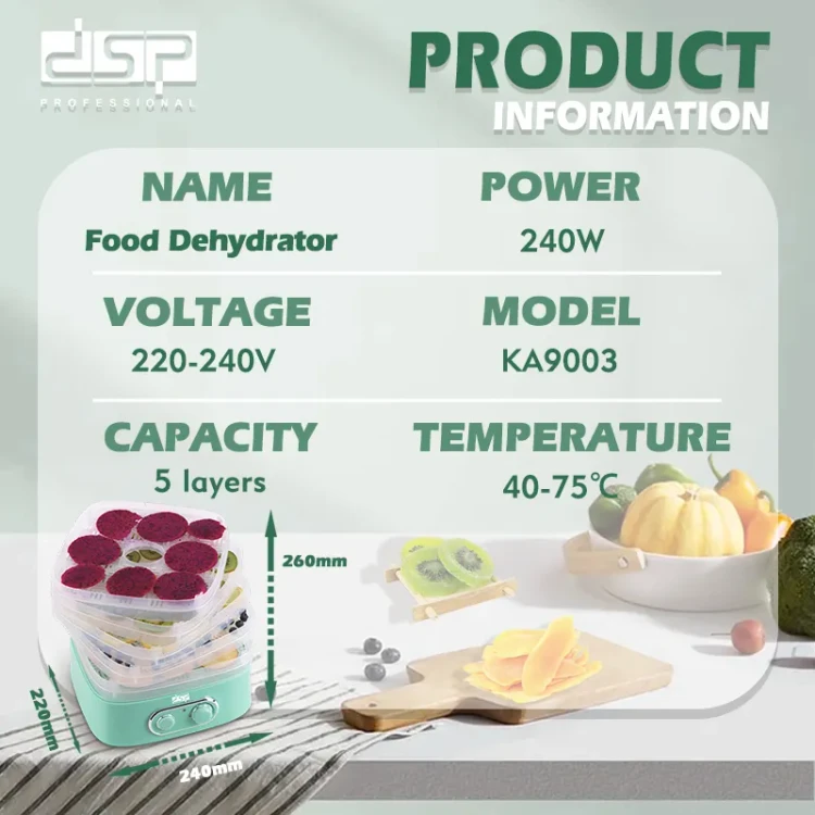 میوه و سبزی خشک کنdspمدلKA9003