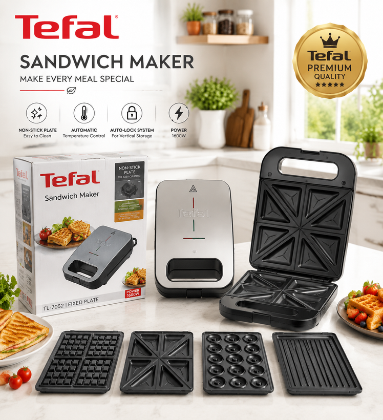 ساندویچ ساز 4 کاره تفال-مدل Tefal TL-7050