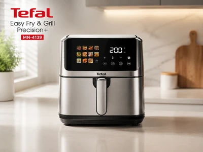 سرخ‌کن بدون روغن و گریل تفال مدل MN-4139 | Tefal Easy Fry & Grill Precision+ 15 لیتری 3000 وات