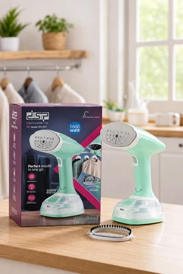بخارگر دستی لباس DSP مدل KD1357 | توان 1600 وات، مخزن 300 میلیلیتر، بخاردهی سریع